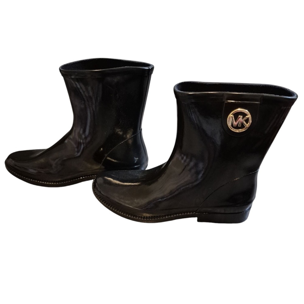 Michael Kors Short Black Rain Boots